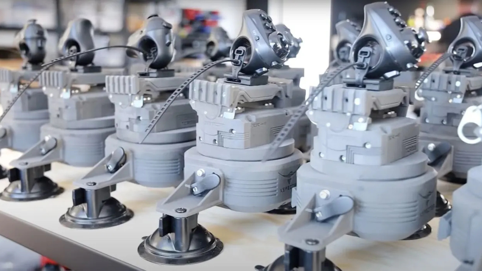 Multiple 3D printed parts